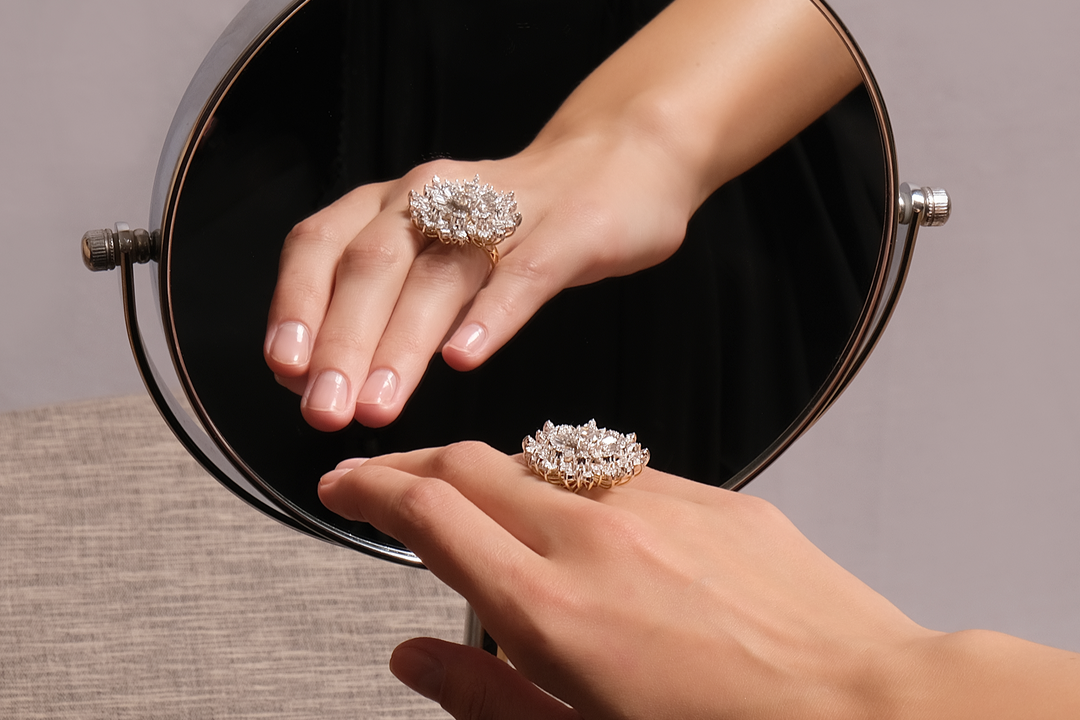 Sunburst Cocktail Ring