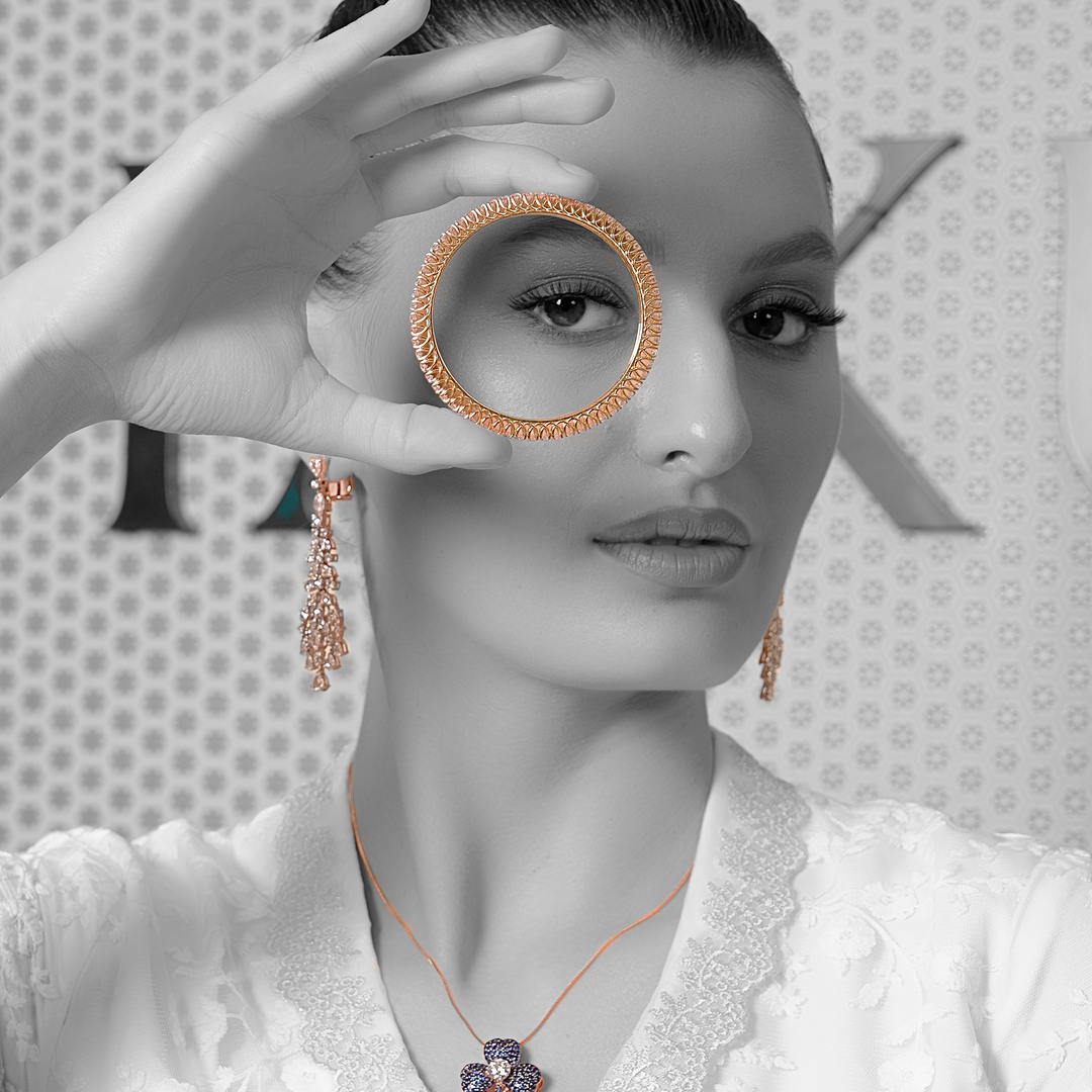 Luxurious Lab-Grown Diamond Bangle