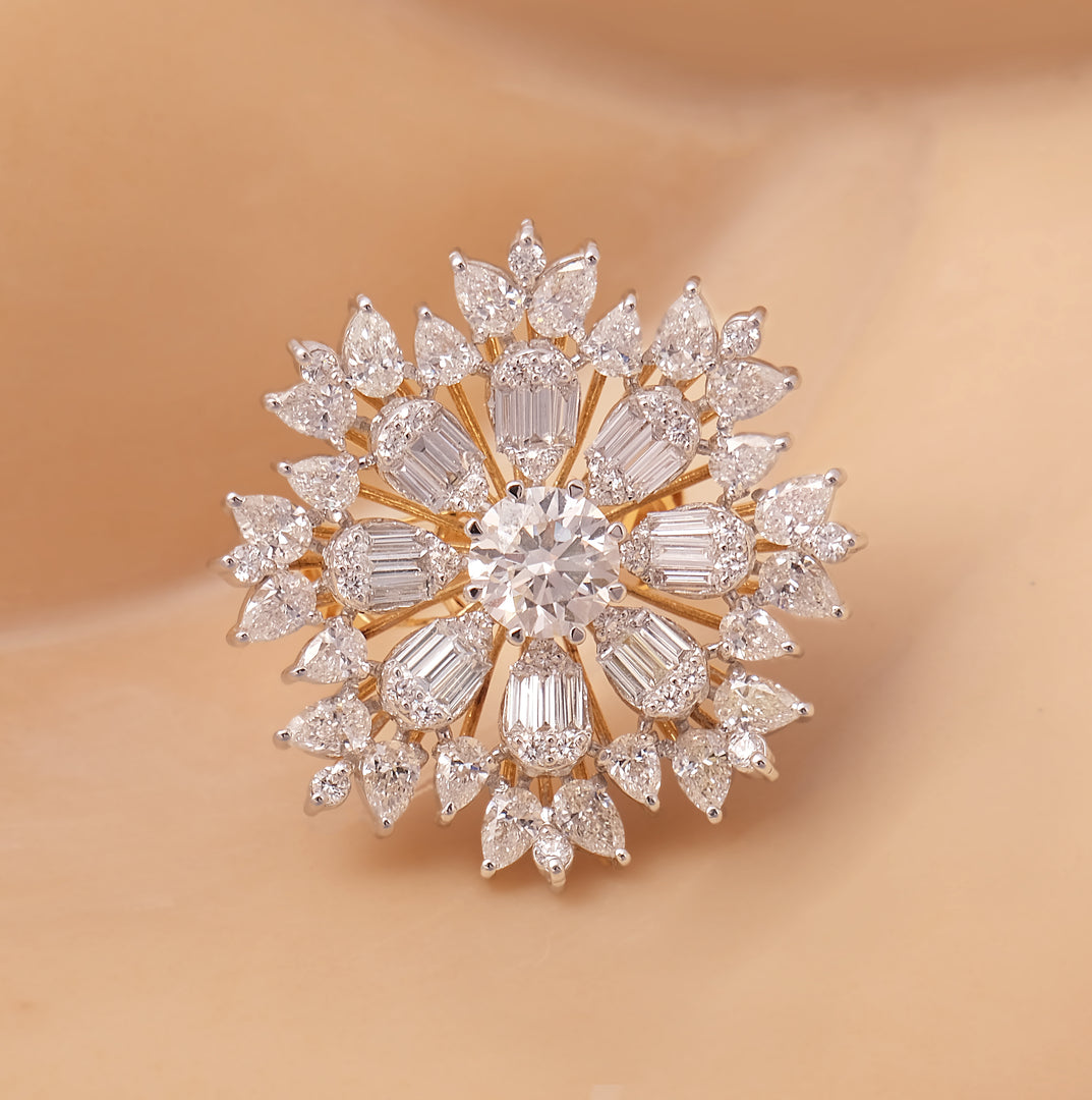 Sunburst Cocktail Ring