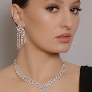 Cascading Diamond Drop Earrings