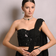 Color Stone Choker Necklace