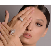 Stunning Lab-Grown Diamond Cluster Ring