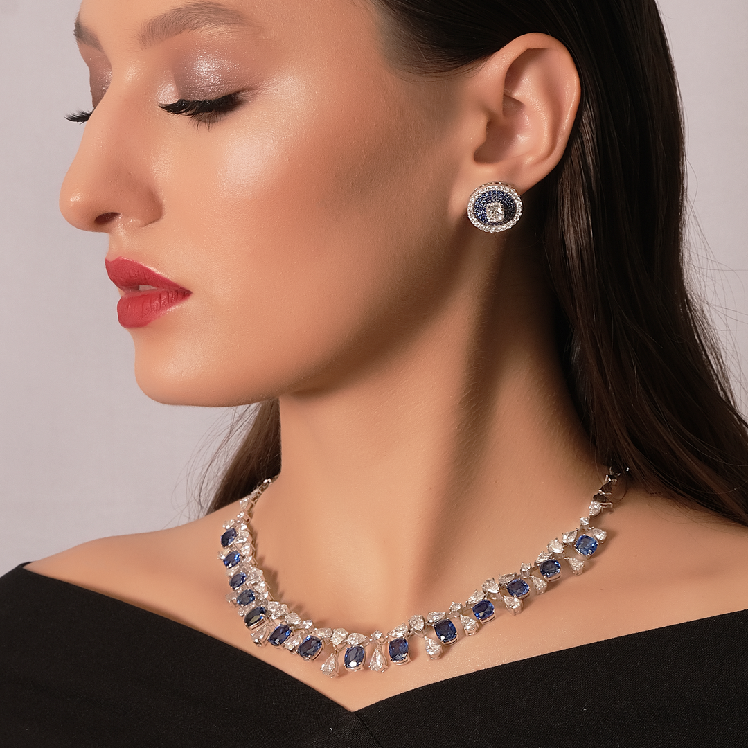 Color Stone Necklace