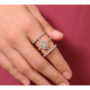 Stunning Lab-Grown Diamond Cage Ring
