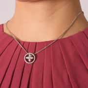 Floral Circle Pendant