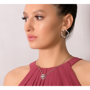 Floral Circle Pendant