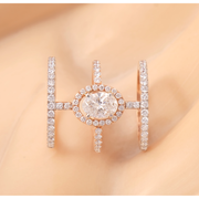 Stunning Lab-Grown Diamond Cage Ring