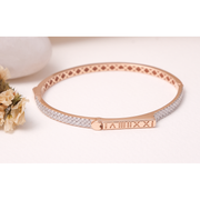 Elegant Two-Tone Lab-Grown Diamond Bracelet