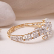 Charming Lab-Grown Diamond Floral Bracelet