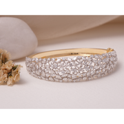 Luxurious Lab-Grown Diamond Cluster Bracelet