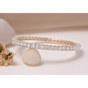 Luxurious Lab-Grown Diamond Eternity Bangle