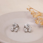 Lab-Grown Diamond Cluster Earrings