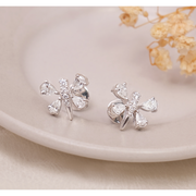 Butterfly Diamond Stud Earrings