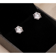 3ct diamond stud earrings