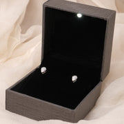 Pear-Cut Diamond Stud Earrings